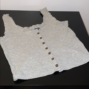 WILD FABLE! Small Gray Textured Tank Top!